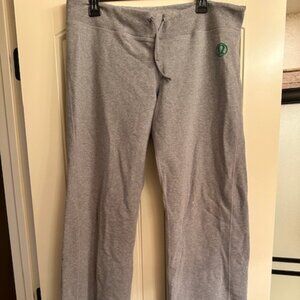 Womens Lululemon Scuba High-Rise yoga - Size Largeo Grey with Rare Green Logo